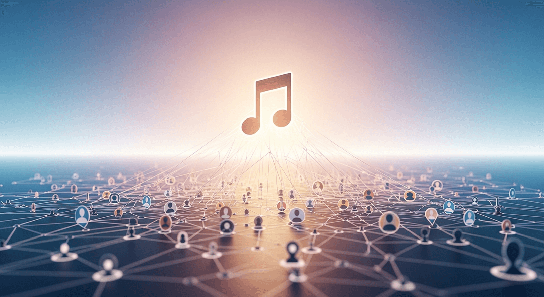 Spotify's global reach, connecting independent artists' music to millions of users worldwide for discovery.