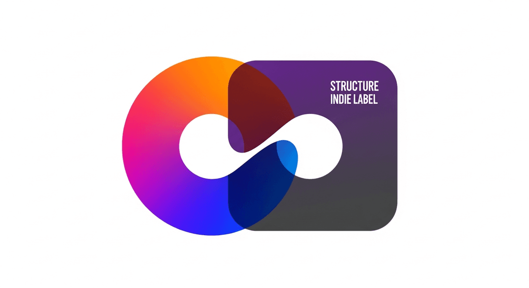 Visual metaphor for an indie label and artist partnership, highlighting collaborative music label services and artist development deals.