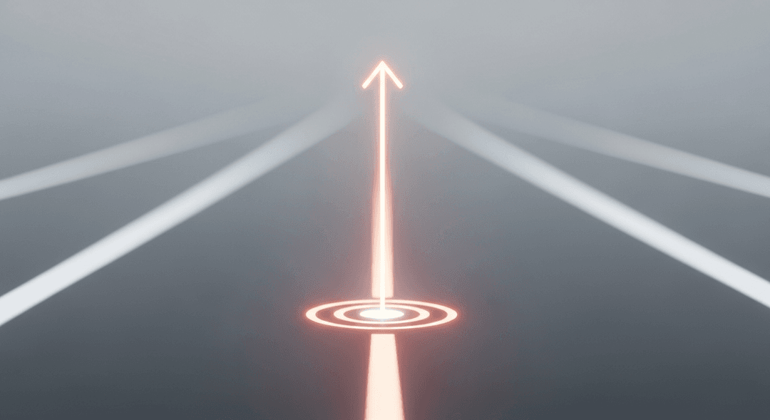 Focused call to action on a music landing page, guiding visitors to a single objective for artist marketing.