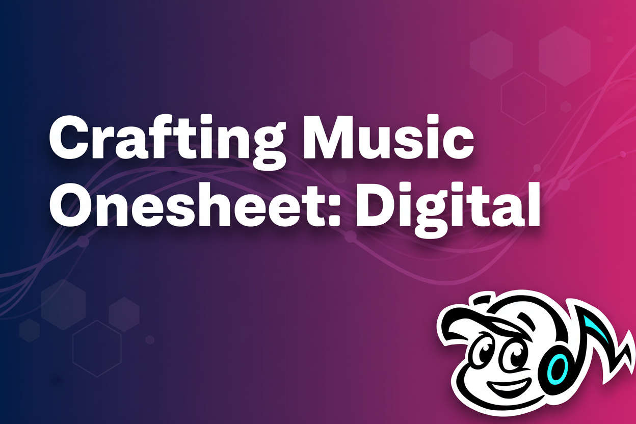 Crafting a Music Onesheet: Your Digital Story for Industry Success - Tunepact Blog
