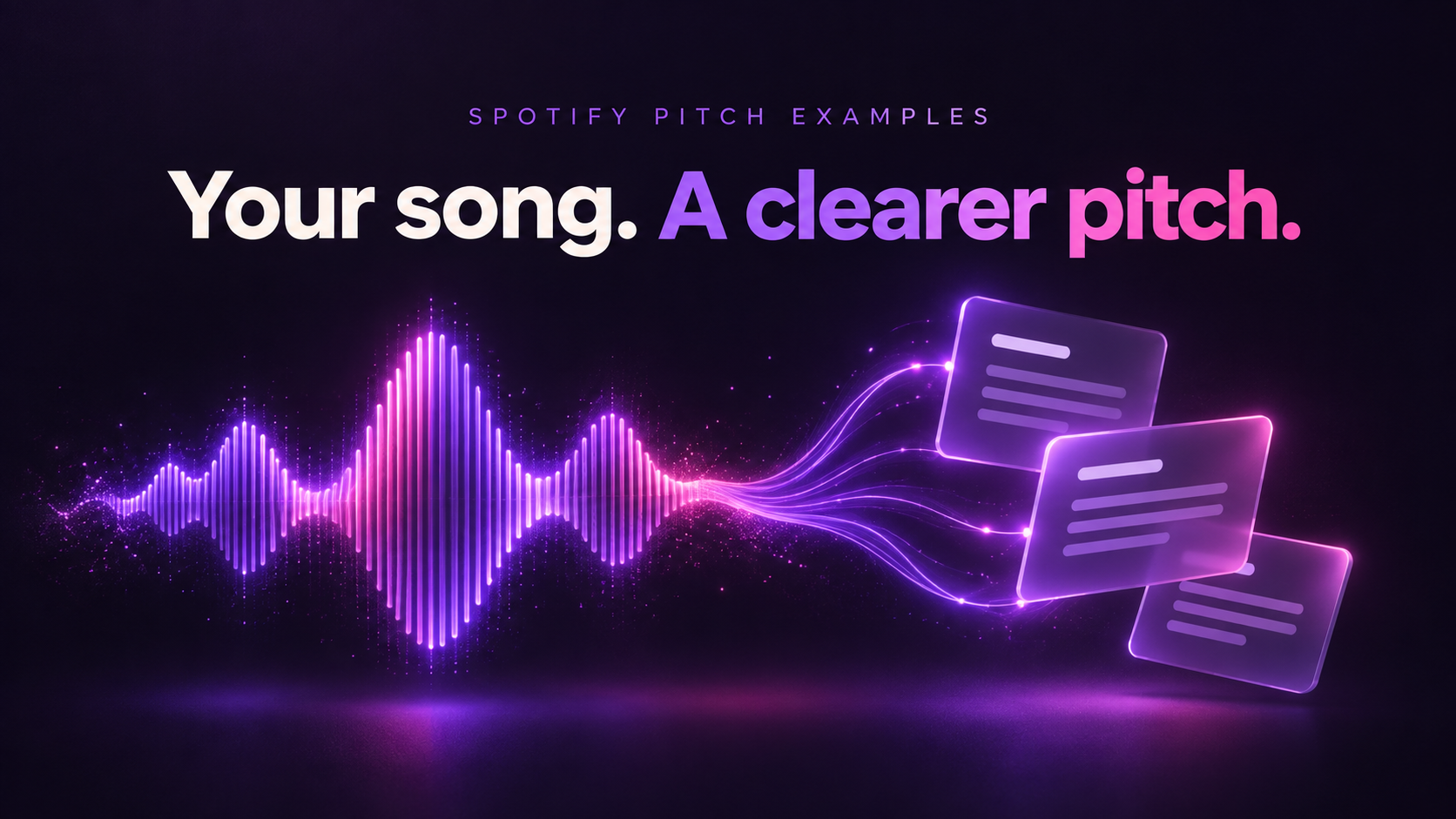 Spotify Pitch Examples & Template for Artists | Tunepact - Tunepact Blog