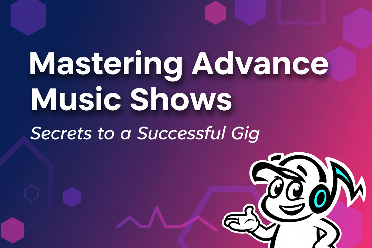 Mastering how to advance your music shows - TunePact Blog