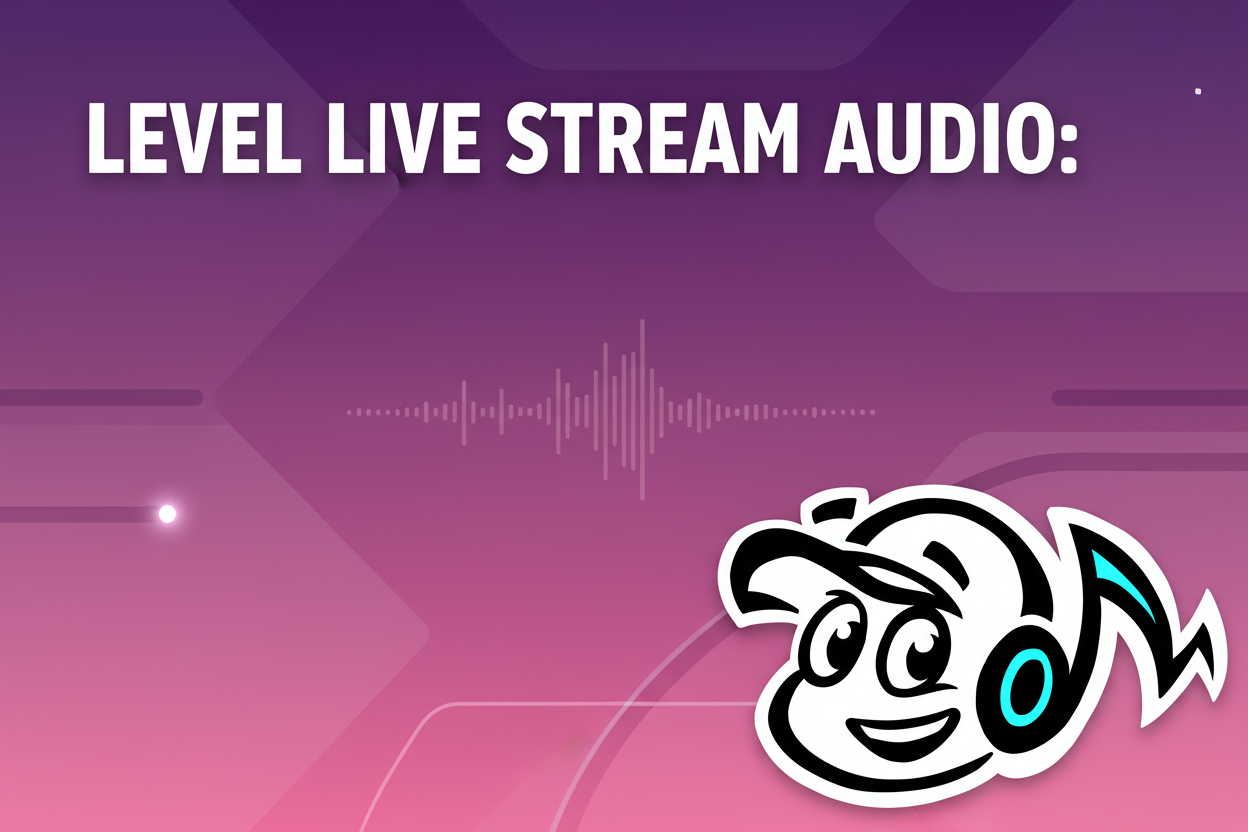 Level Up Your Live Stream Audio: A Musician's Guide - TunePact Blog