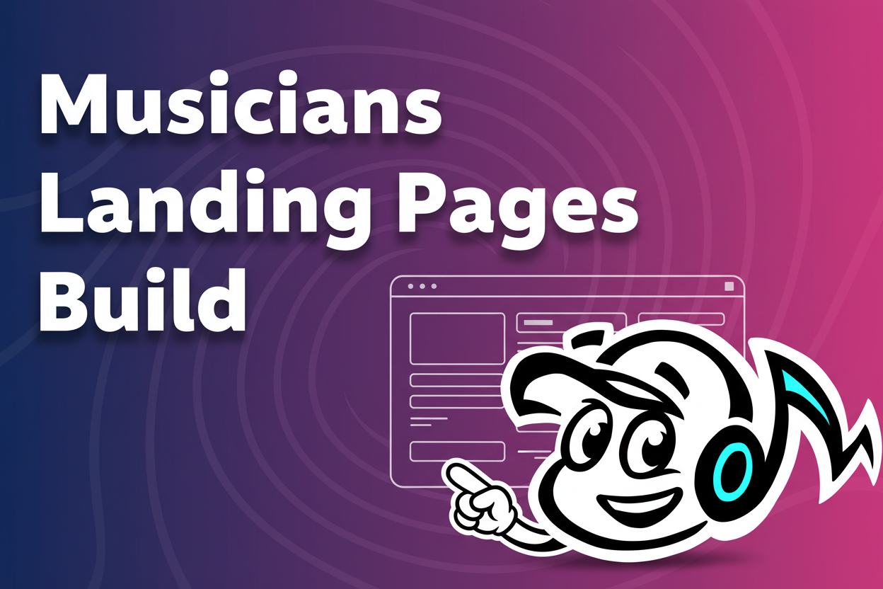 How Musicians Use Landing Pages to Build Their Fan Email List - TunePact Blog