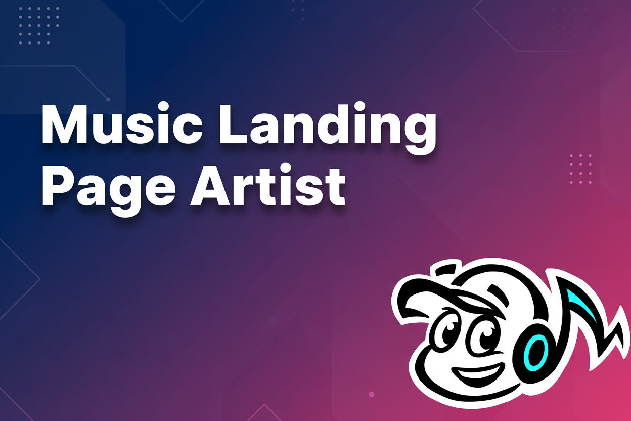 How to Use a Music Landing Page for Your Artist Website - TunePact Blog